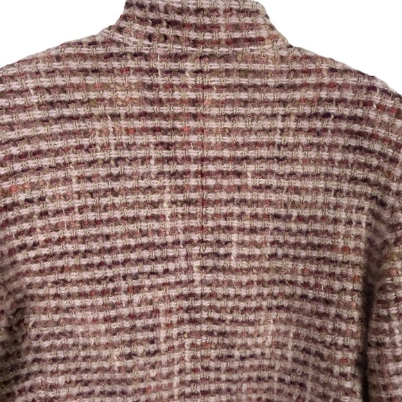 TALBOTS Pink Tweed JACKET BLAZER 16 Wool Office Career Church Preppy Academia - Picture 16 of 16